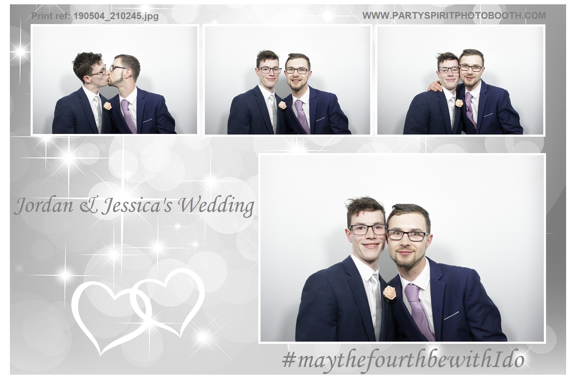 Jordan and Jessica's Wedding | View more photos from the event at gallery.partyspiritphotobooth.com/u/PartySpiritPhotoBooth/Jordan-and-Jessicas-Wedding